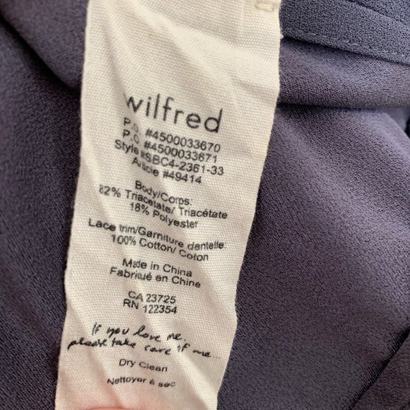 Aritzia | Wilfred Mirabel Heather Purple Blouse - Picture 7 of 8